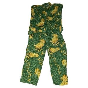 Vintage Kilauea made in Hawaii 2 piece set top and capris tropical summer